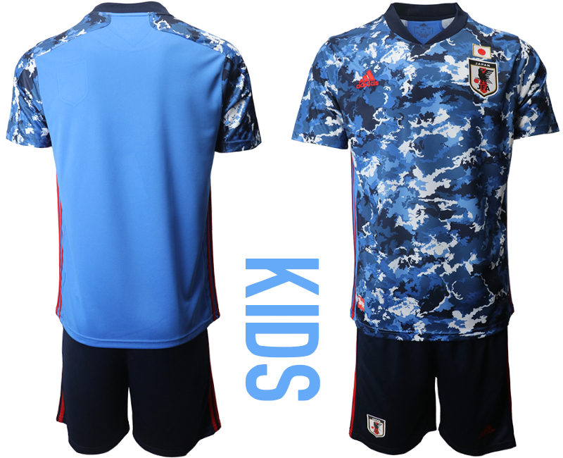Youth 2020-2021 Season National team Japan home blue Soccer Jersey